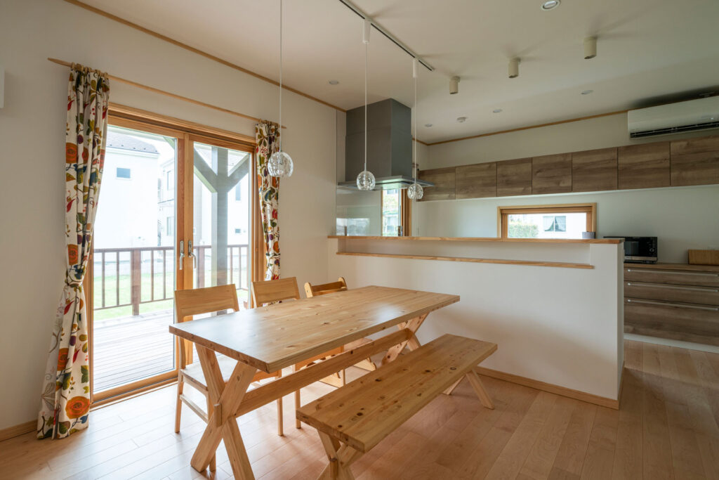 北欧ナチュラルなダイニング