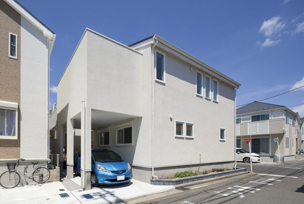 ホワイト系のジョリパッドによる塗り壁