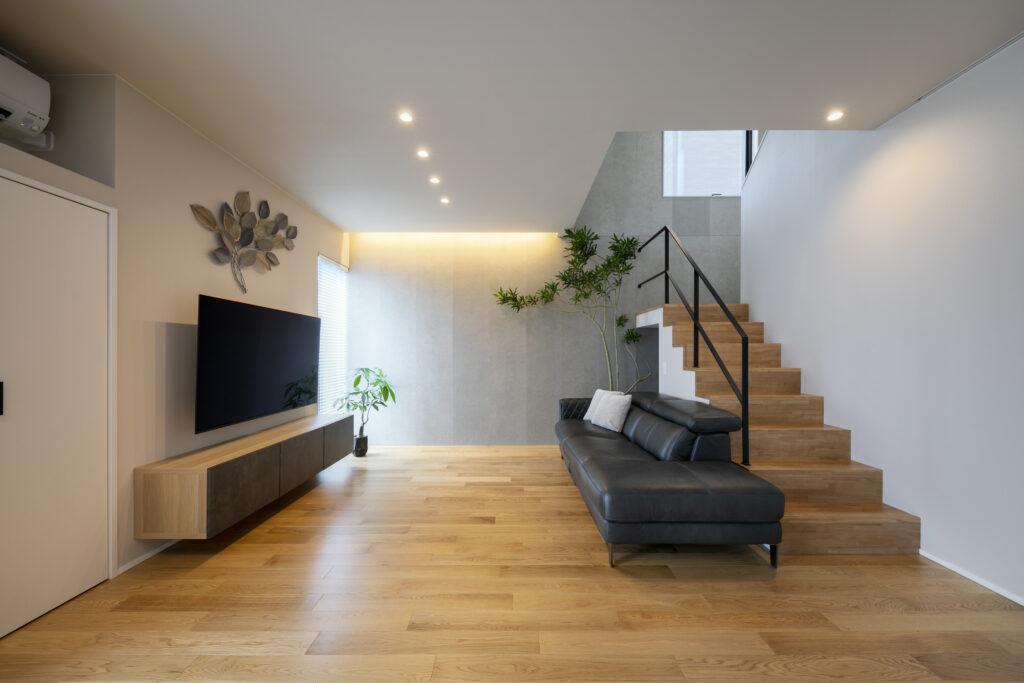 抜け感のあるリビング