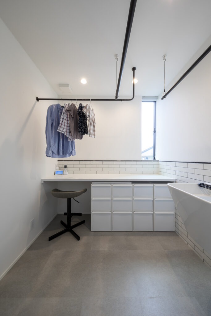 ホテルライクなランドリールーム