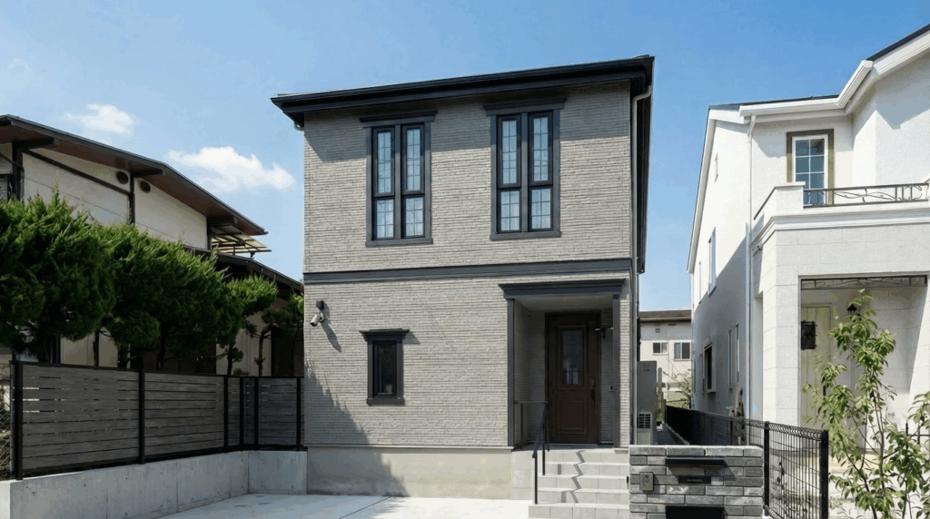 窓モールのある輸入スタイルの暮らし