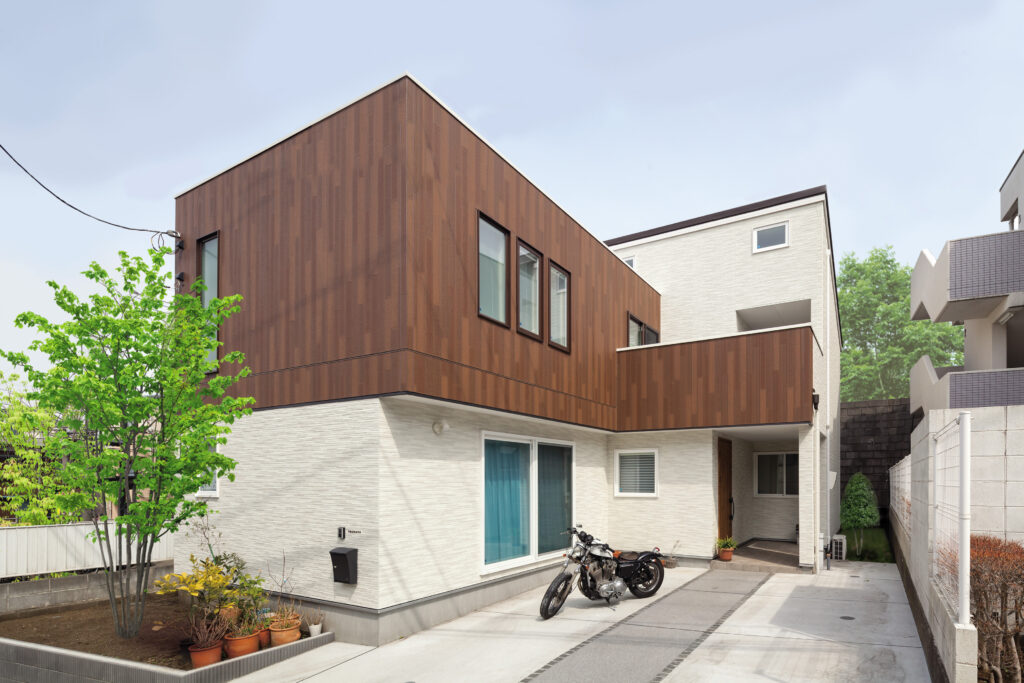 ハコ型のツートンスタイル